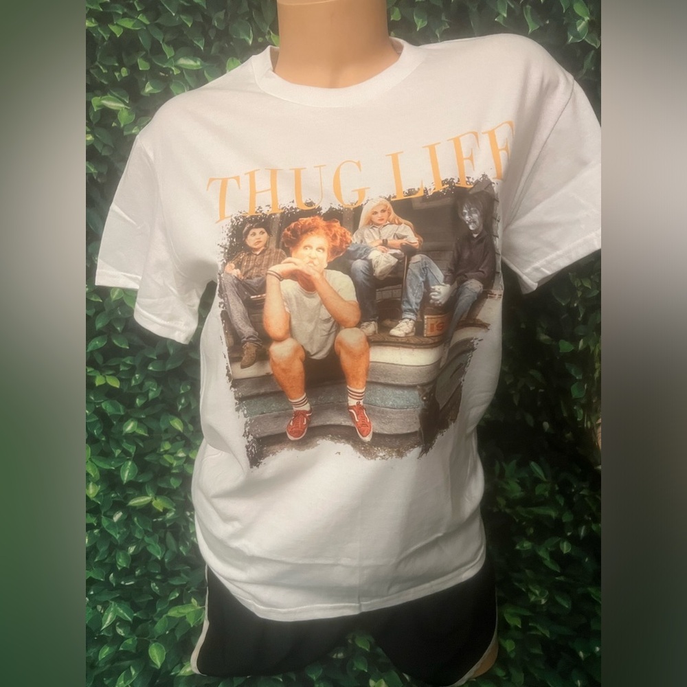 Custom Made T-Shirt Hocus Pocus Unisex Graphic Tee. Never Worn